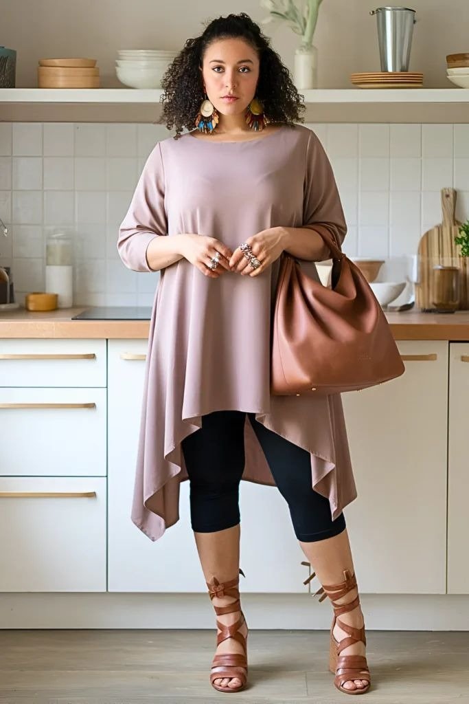 Plus Size Big Belly Flattering Outfits