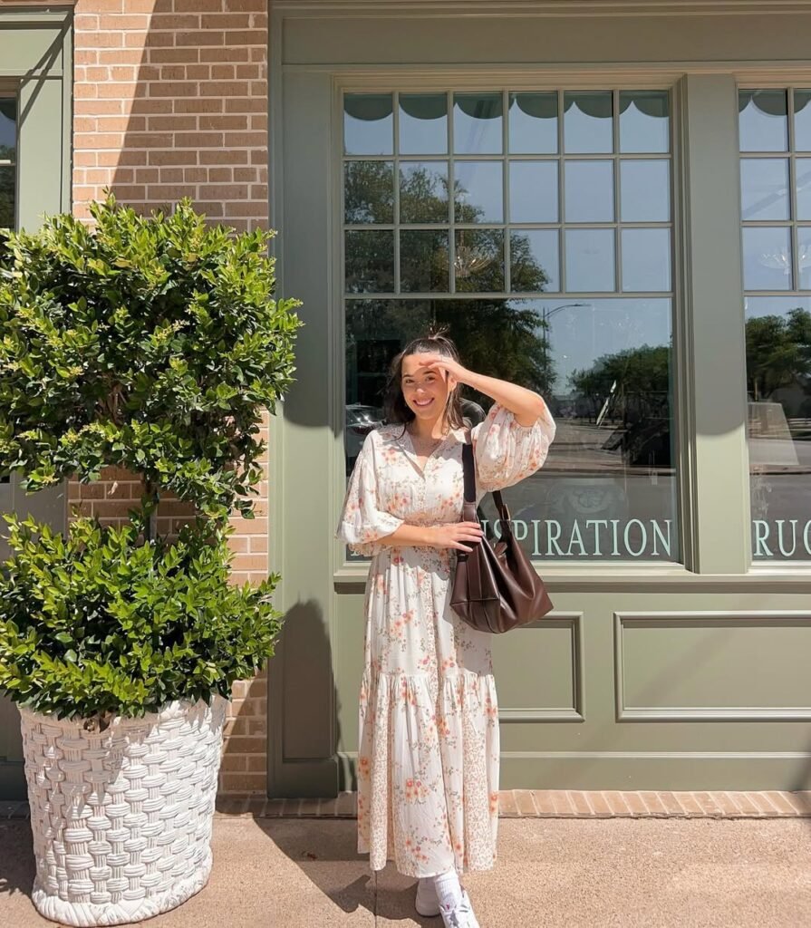 Teen Floral Dress Look