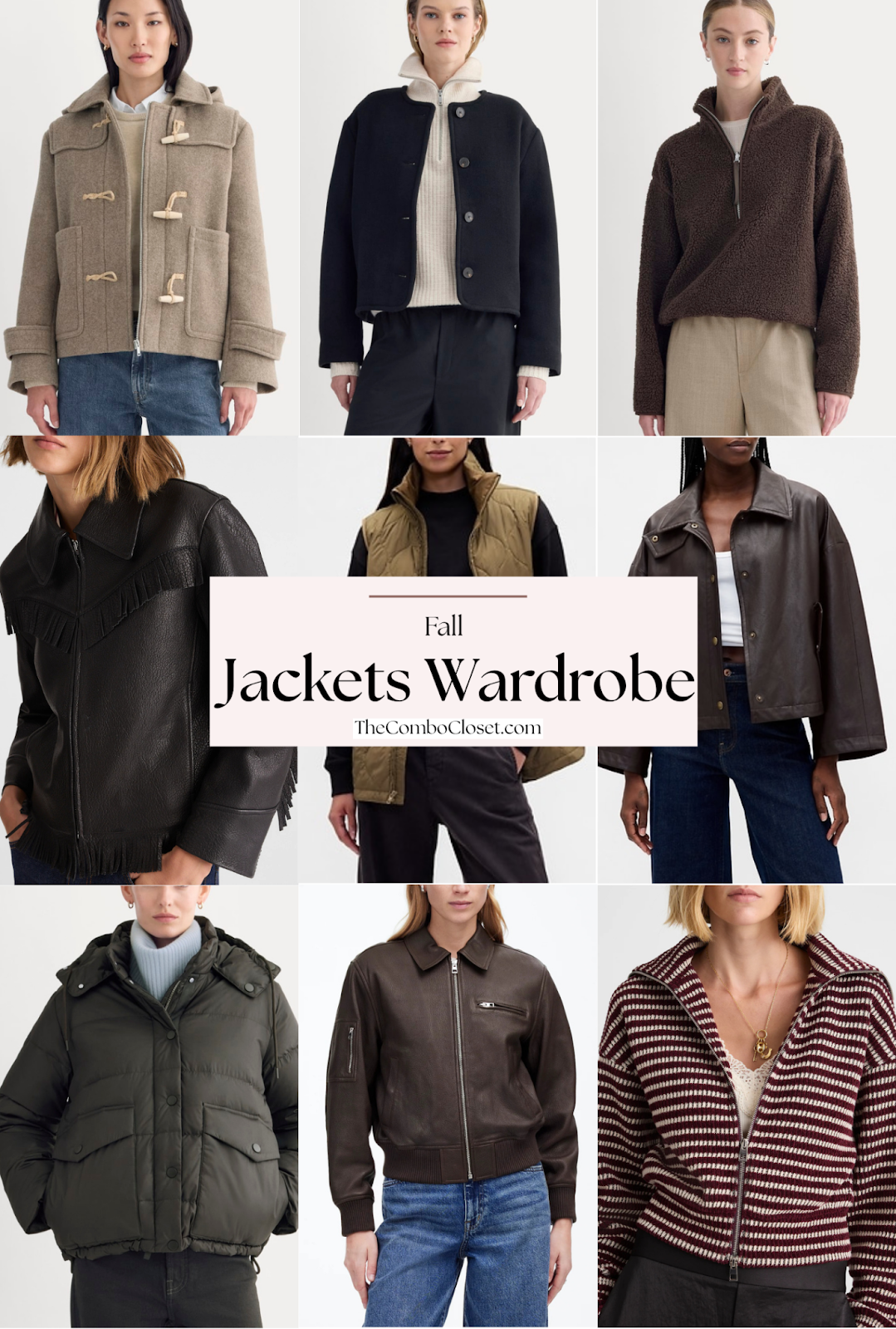 Fall Jckets Wardrobe