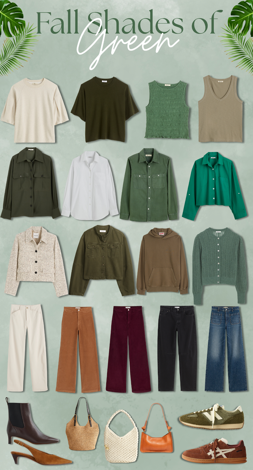 Fall Shades of Green