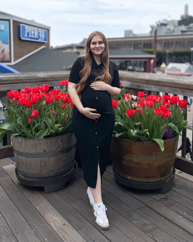 Button-Down Maternity Dress