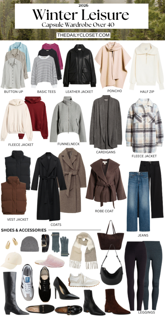 Winter Leisure Capsule Wardrobe
