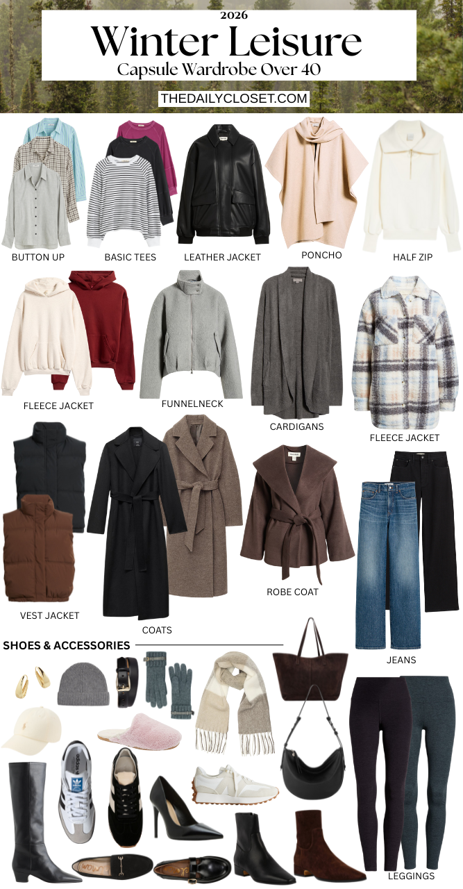 Winter Leisure Capsule Wardrobe