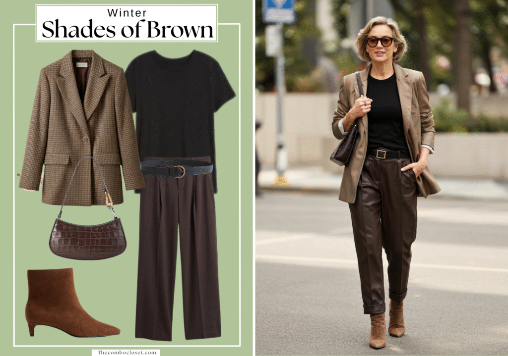 Chic brown outfits