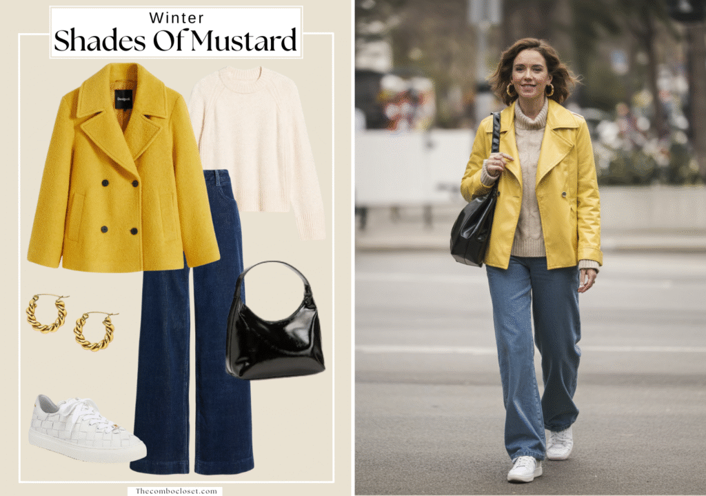Mustard outfit inspo