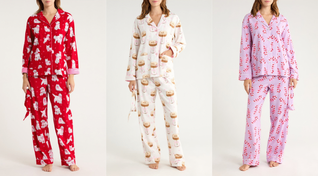 Holiday cozy pajamas