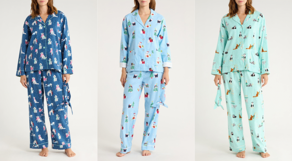 Christmas pajama look