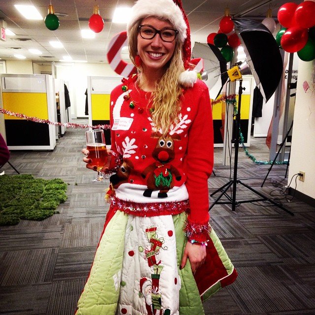 Winter sweater fashion