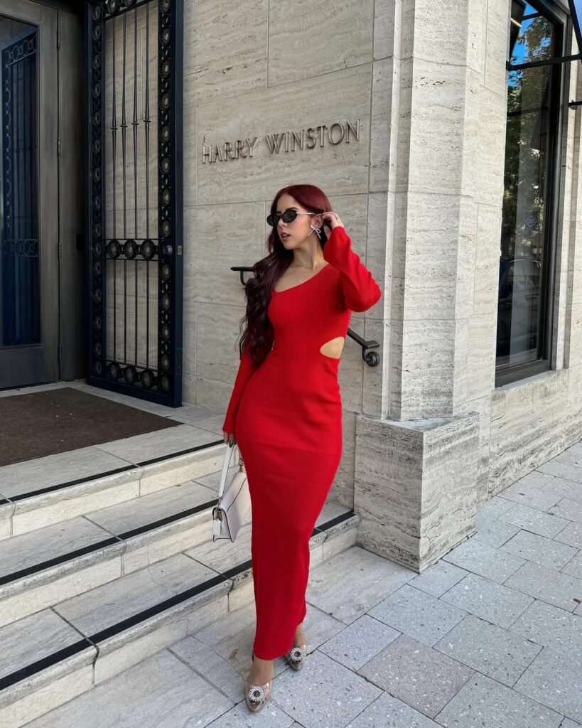 Holiday party fashion