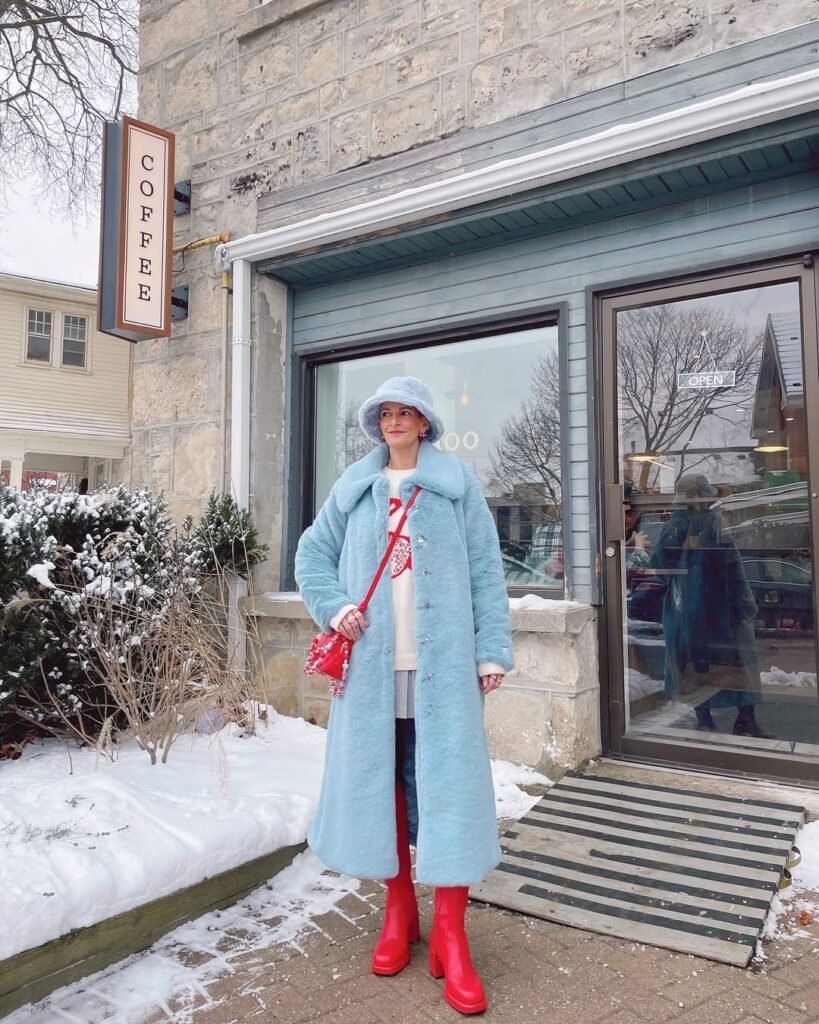 Playful Pastel Faux Fur Moment