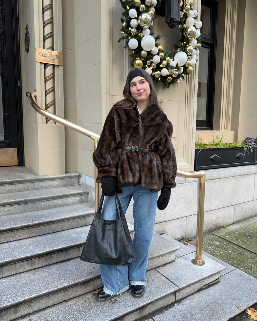 Casual-Cool Faux Fur Styling Outfits