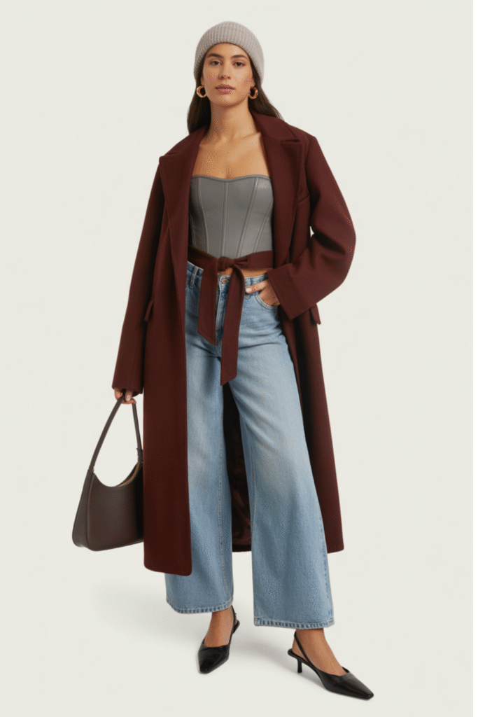 Casual Chic with a Statement Coat