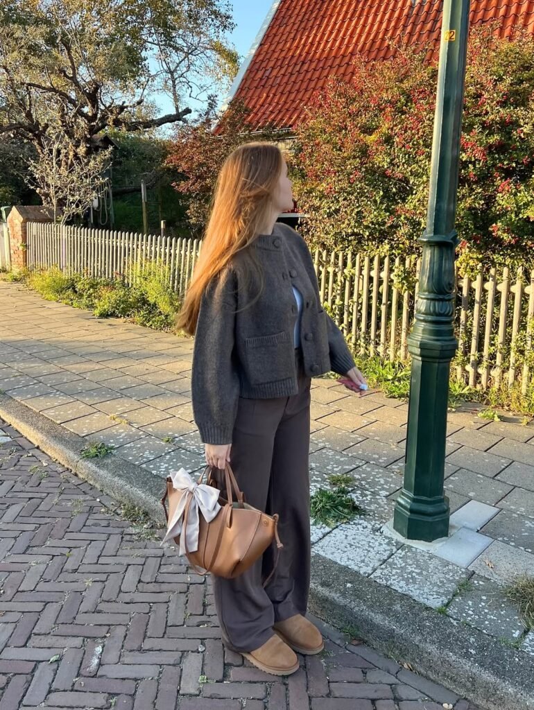 Brown Layers Lowmel Uggs Outfit