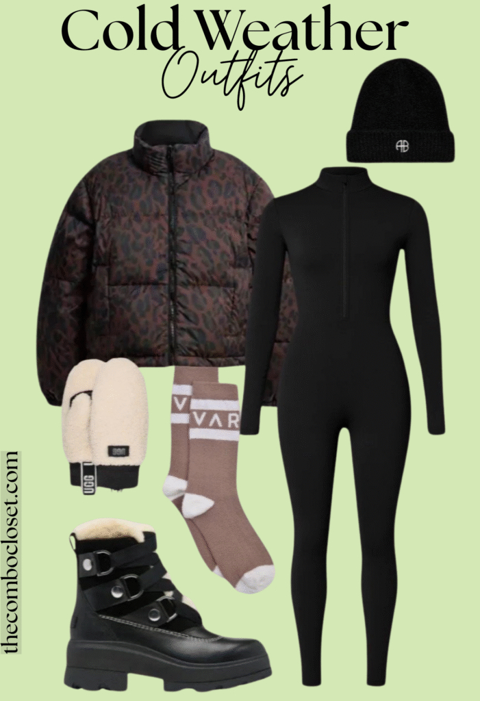 Sleek Puffer Jacket with a Fitted Thermal Base