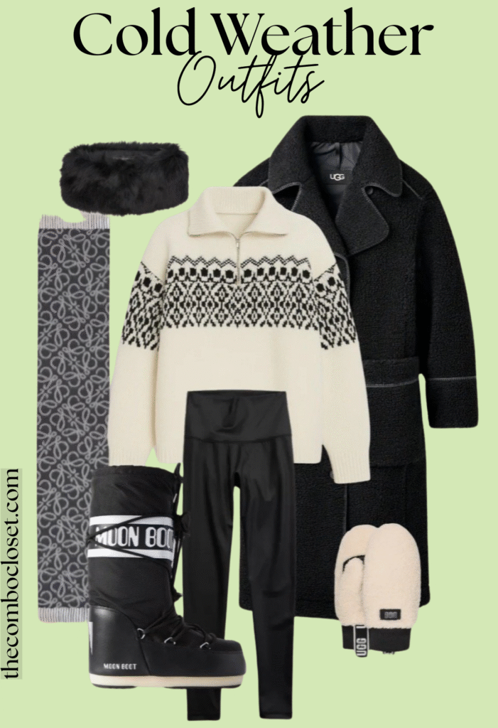 Cozy Knit Layers with a Long Winter Coat