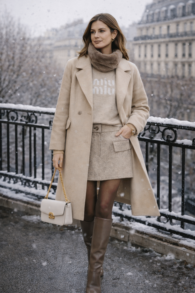 Mini Skirt Outfits Fall