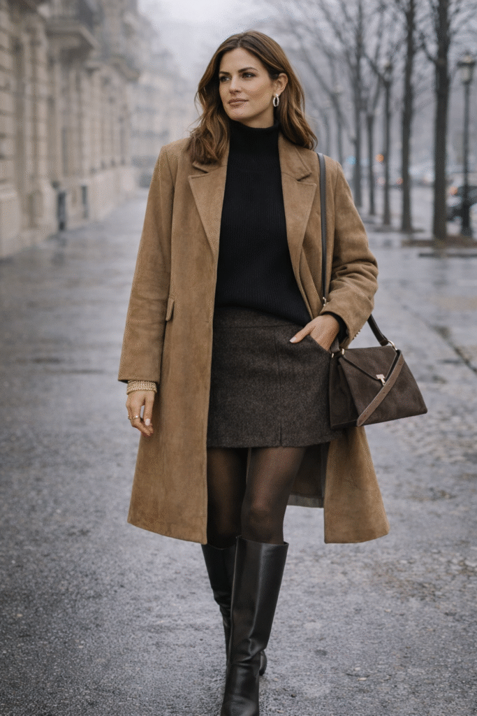 Everyday Mini Skirt Winter Outfits