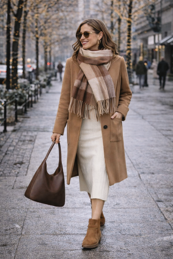 Scarf Outfit with Timeless Winter Charm