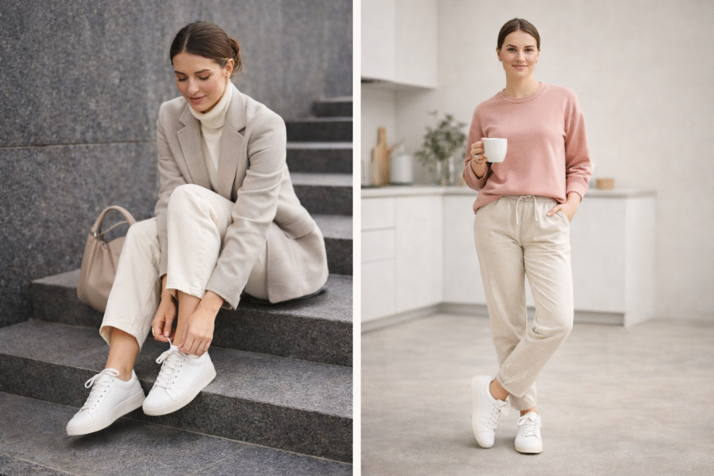 Tested and approved white shoes
