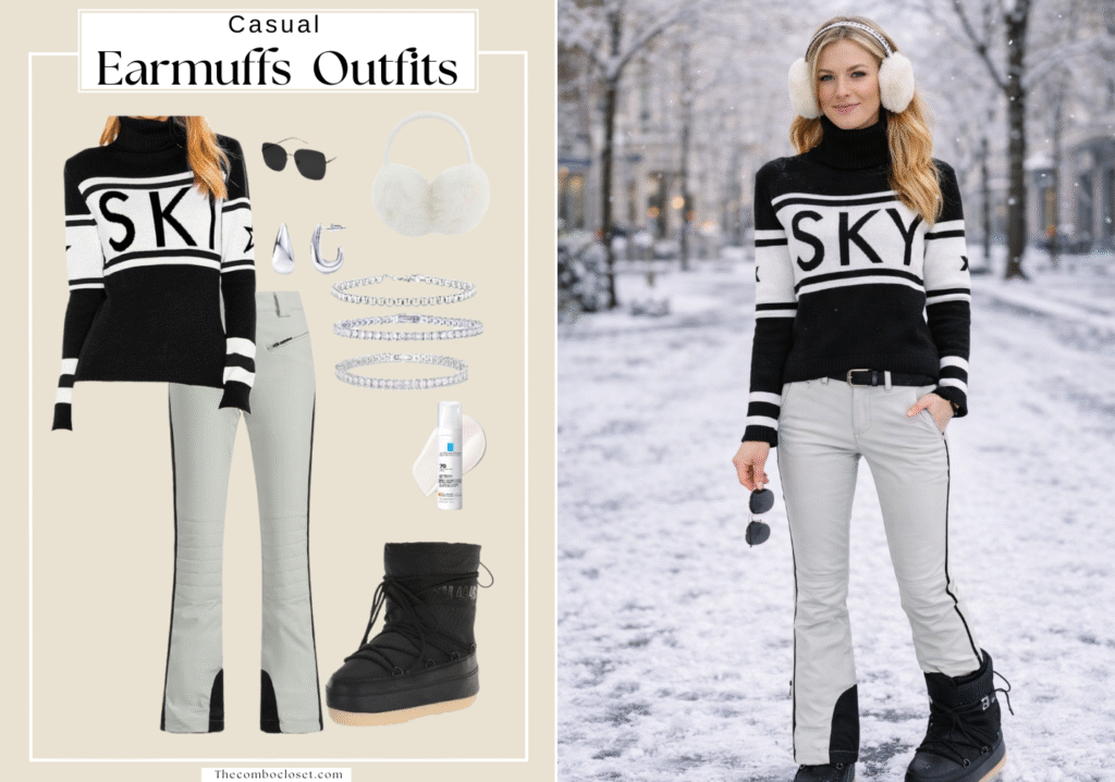 Earmuffs Outfit for Everyday Winter Wear