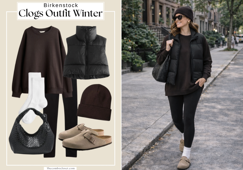 Birkenstock Clogs Outfit Winter