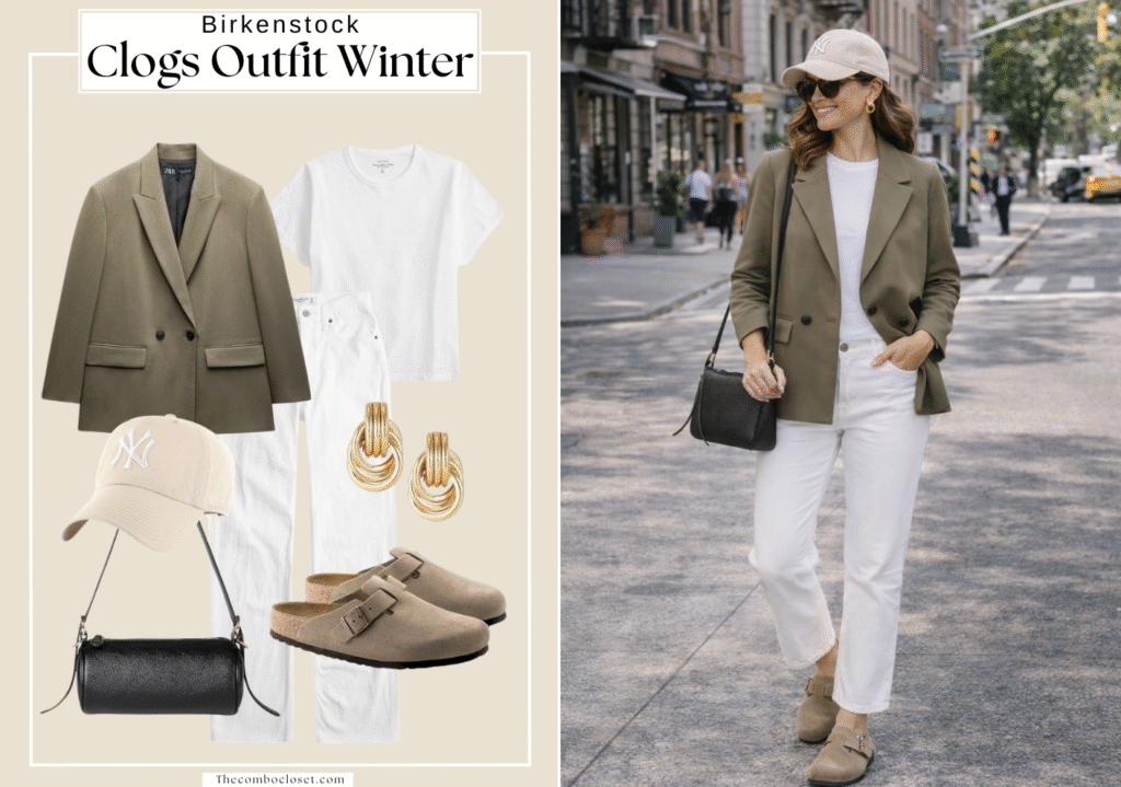 Birkenstock Clogs Winter Outfit