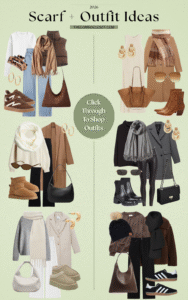 Scarf + Outfit Ideas For Cold Weather