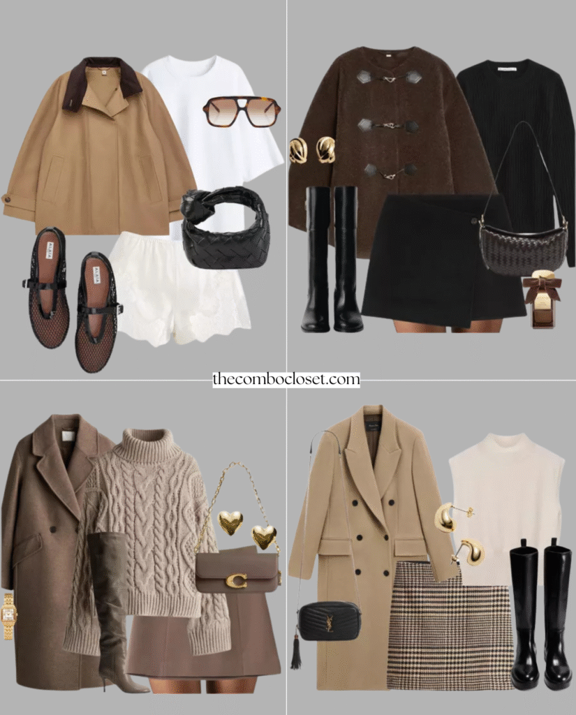 Black Mini Skirt Outfits For Winter