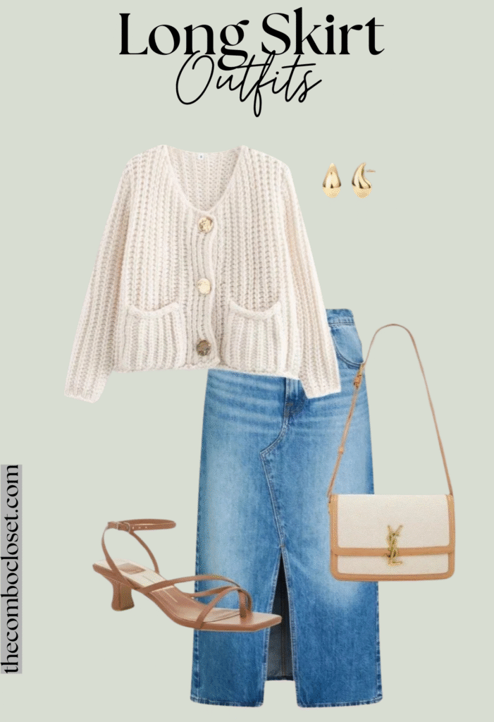 Long Skirt Outfit Ideas for Women