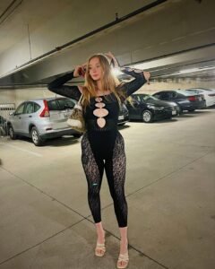 Lace Cutout Bodysuit Outfit