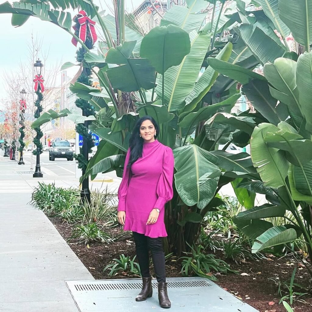 Bright Statement Dress with Winter Boots