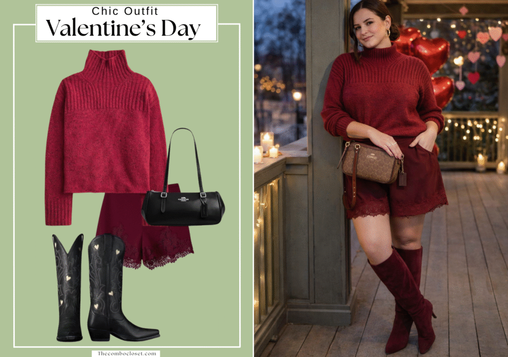 Monochrome Burgundy Momen