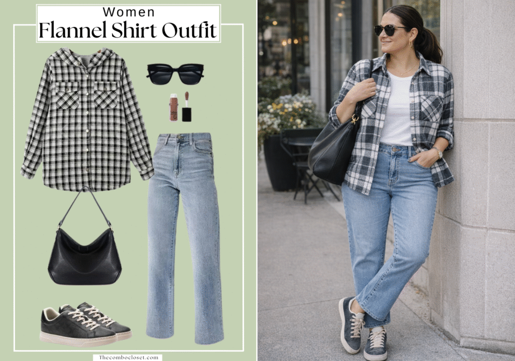 How To Wear Long Flannel Shirt
