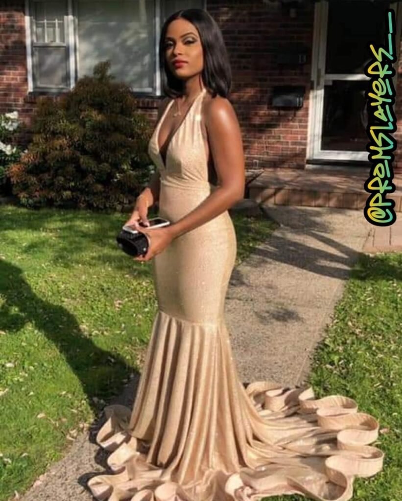 Classic Mermaid Prom Dresses Black Women