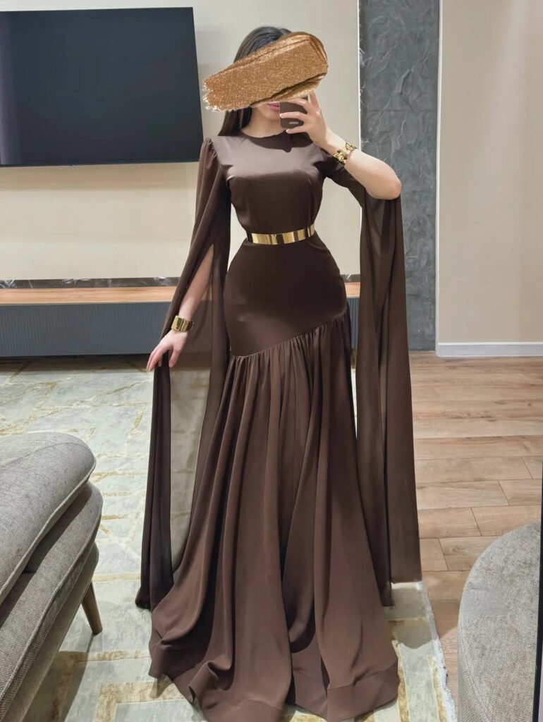 Regal Mocha Brown Prom Dresses