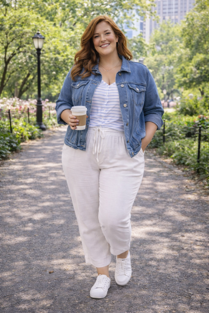 Plus Size Denim Jacket Outfits
