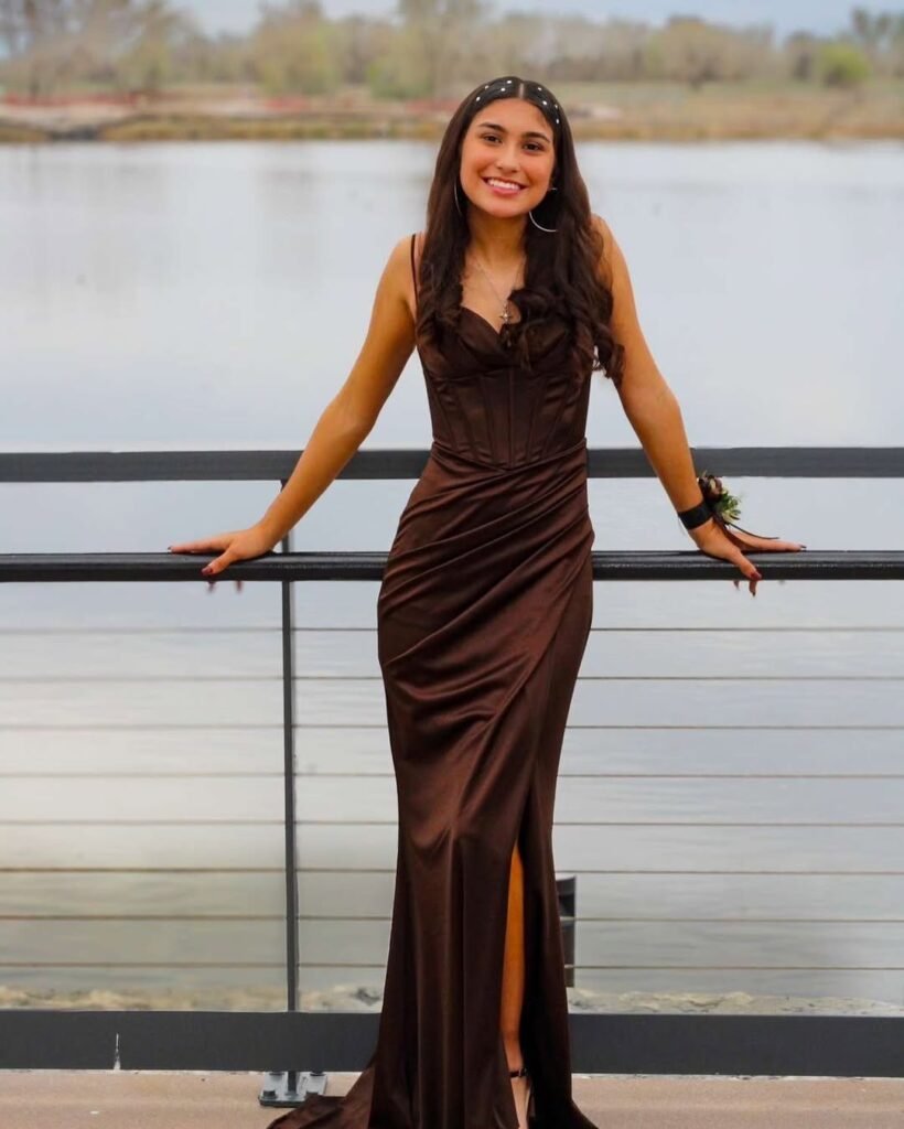 Sleek Chocolate Brown Prom Dresses