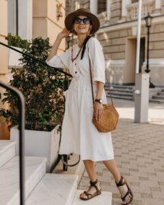 Edgy Street Style with Flowing Details