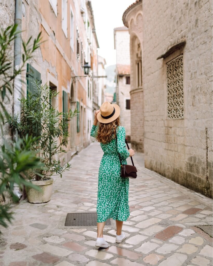 Floral Green Dresses Spring 