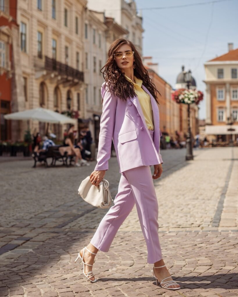 Pastel Power Suits March Outfits