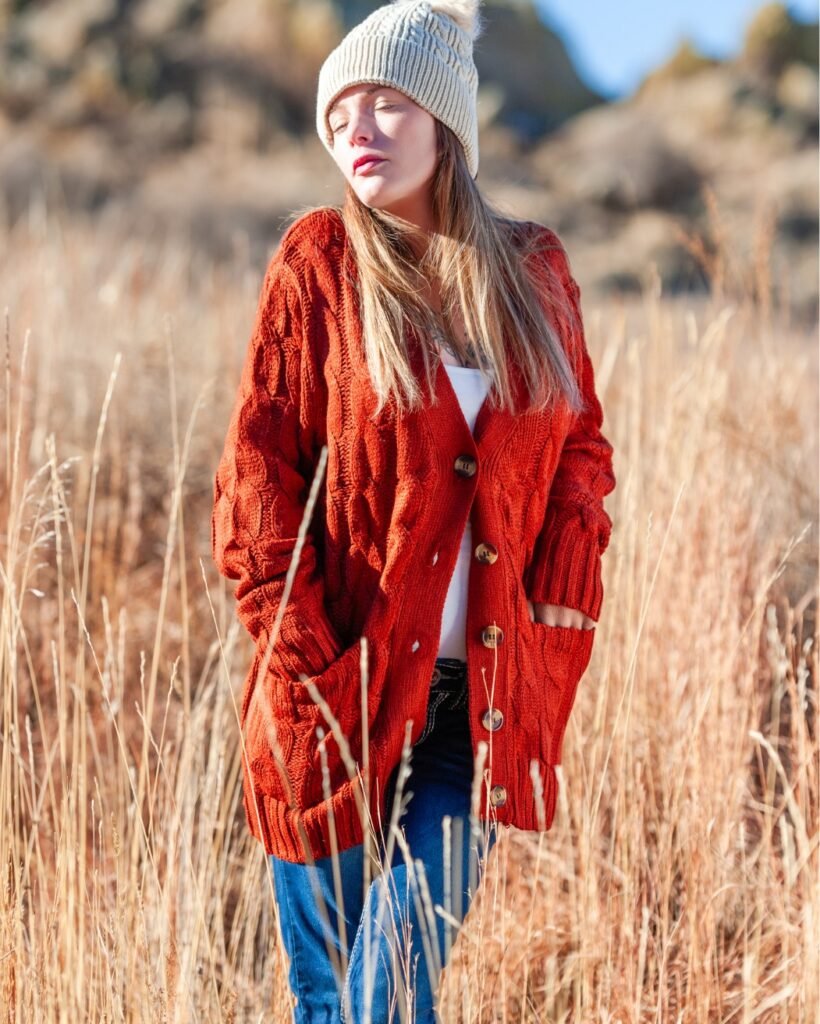 Chunky Cardigan Styled the Right Way Cold Spring Look