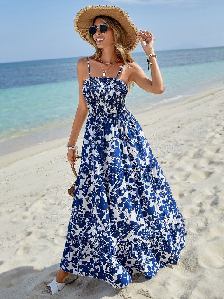 Coastal Chic in Florals Spring Break