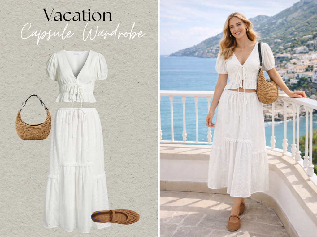 Vacation Romantic Coastal Evening Look