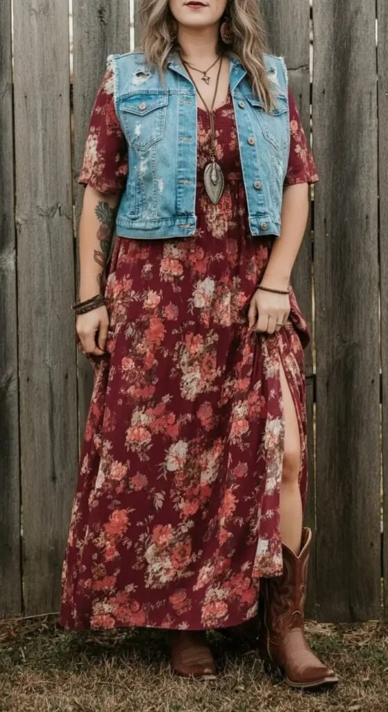 Rustic Romance Plus Size Nashville Spring Outfits