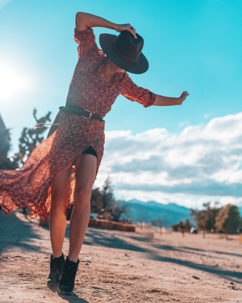 Boho Western Maxi Dress Cocert Outfit