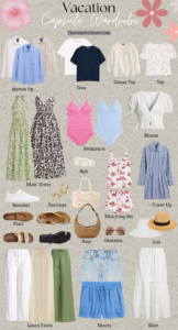 Vacation Travel Capsule Wardrobe