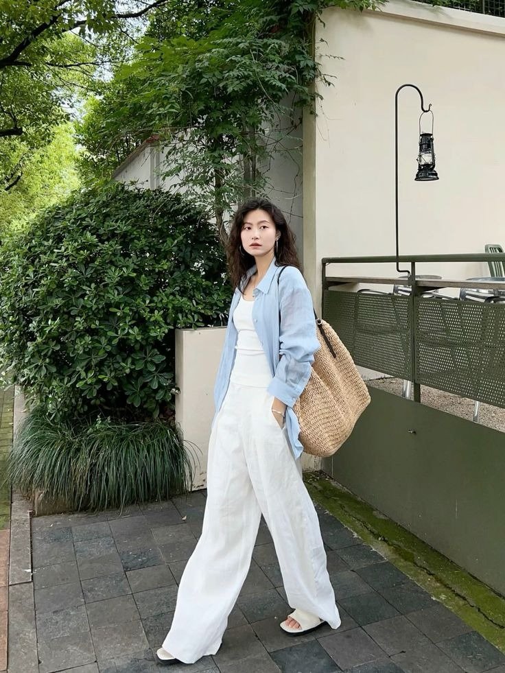 Clean Girl Spring Work Outfit Aesthetic