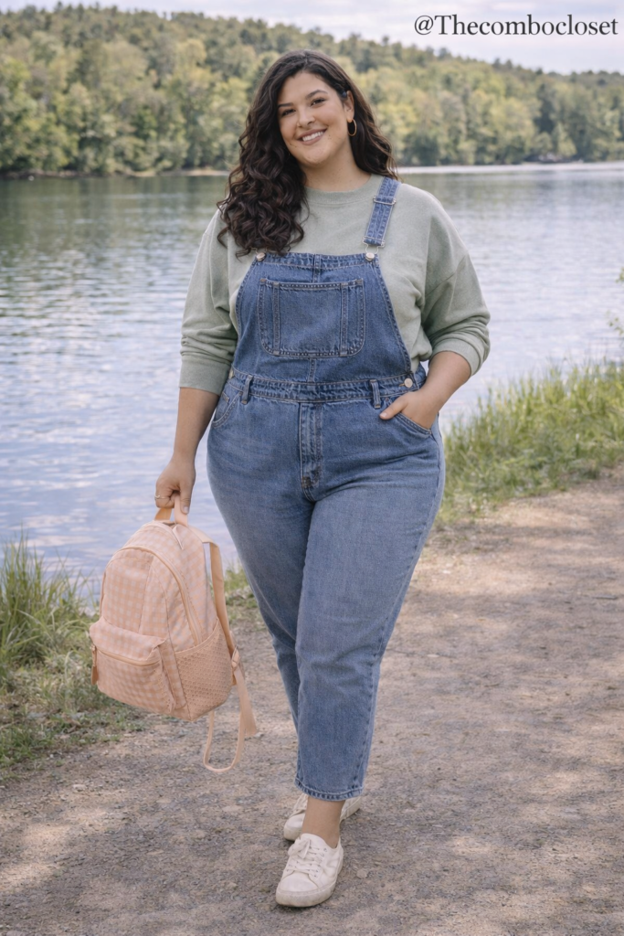 Plus Size Mom Casual Spring Look 