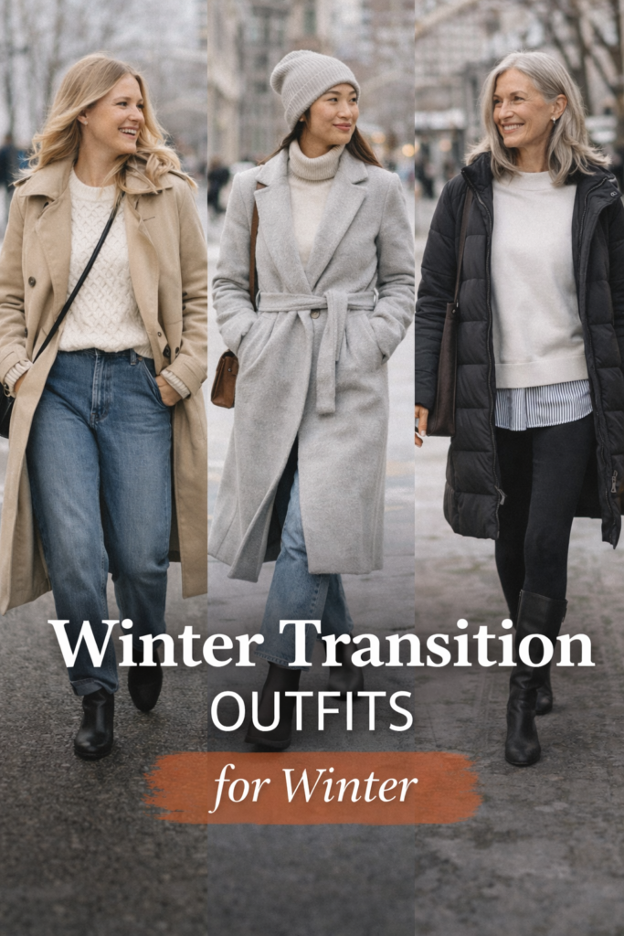 Winter Transition Outfits Ideas