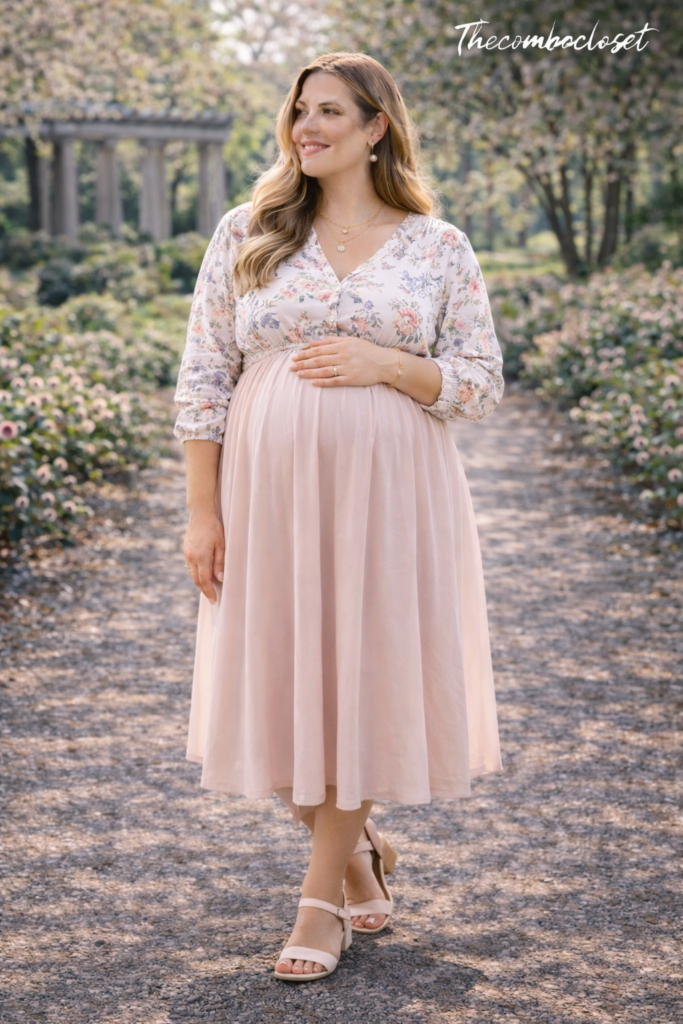 Plus Size Maternity Sundress